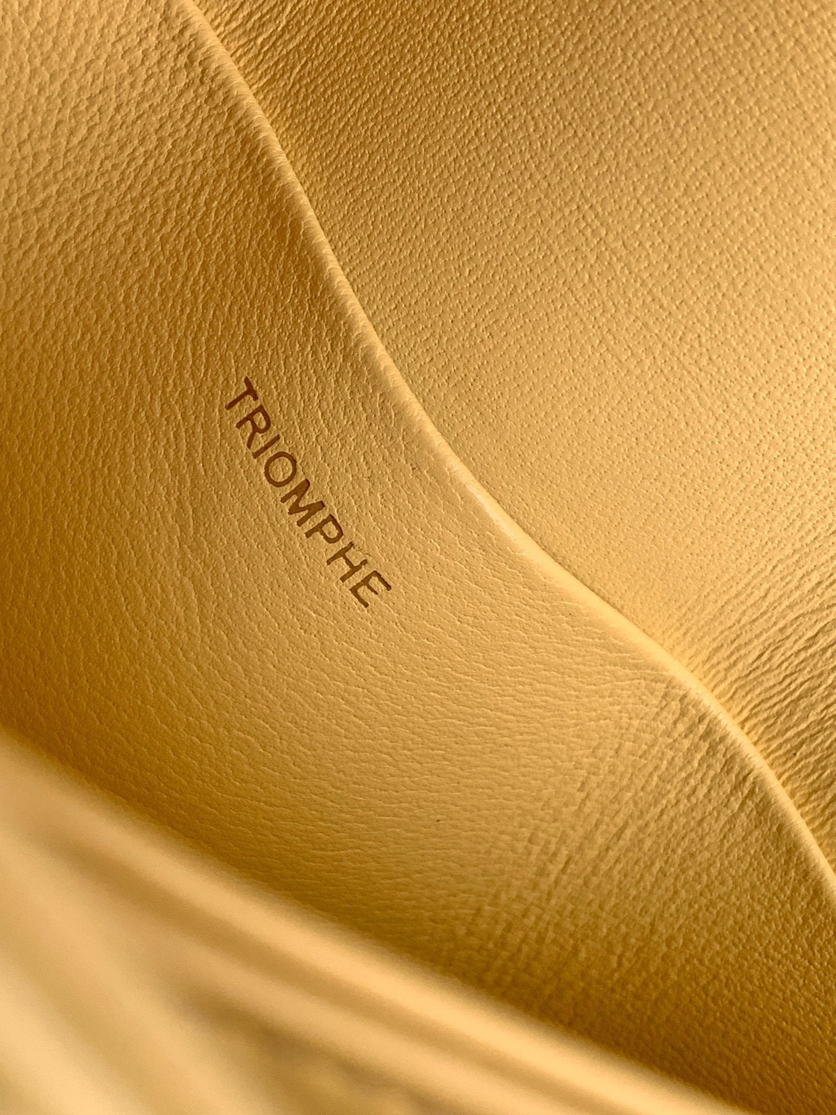 teen besace triomphe 18.5 lime calfskin
