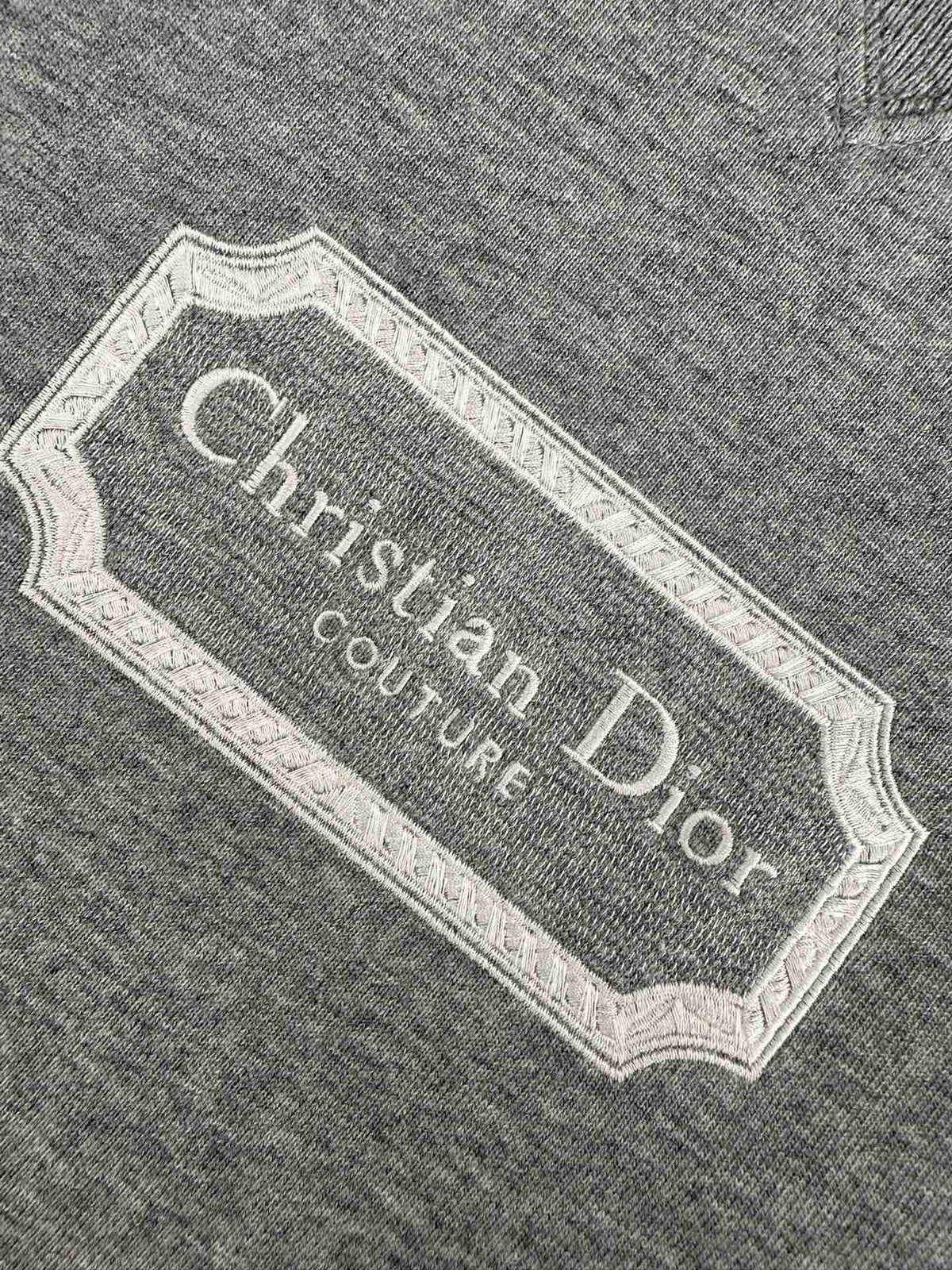 CD Loose T-shirt Gray Cotton