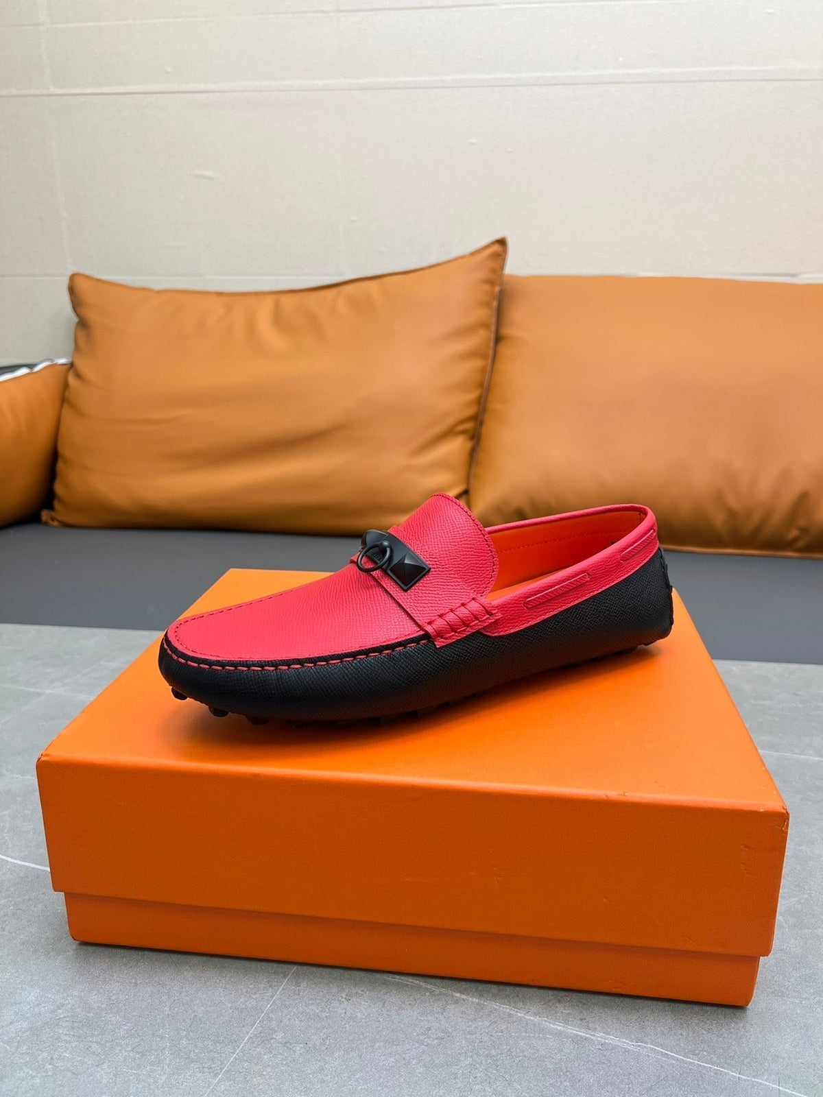 HM IRVING LOAFER ROSE CALFSKIN