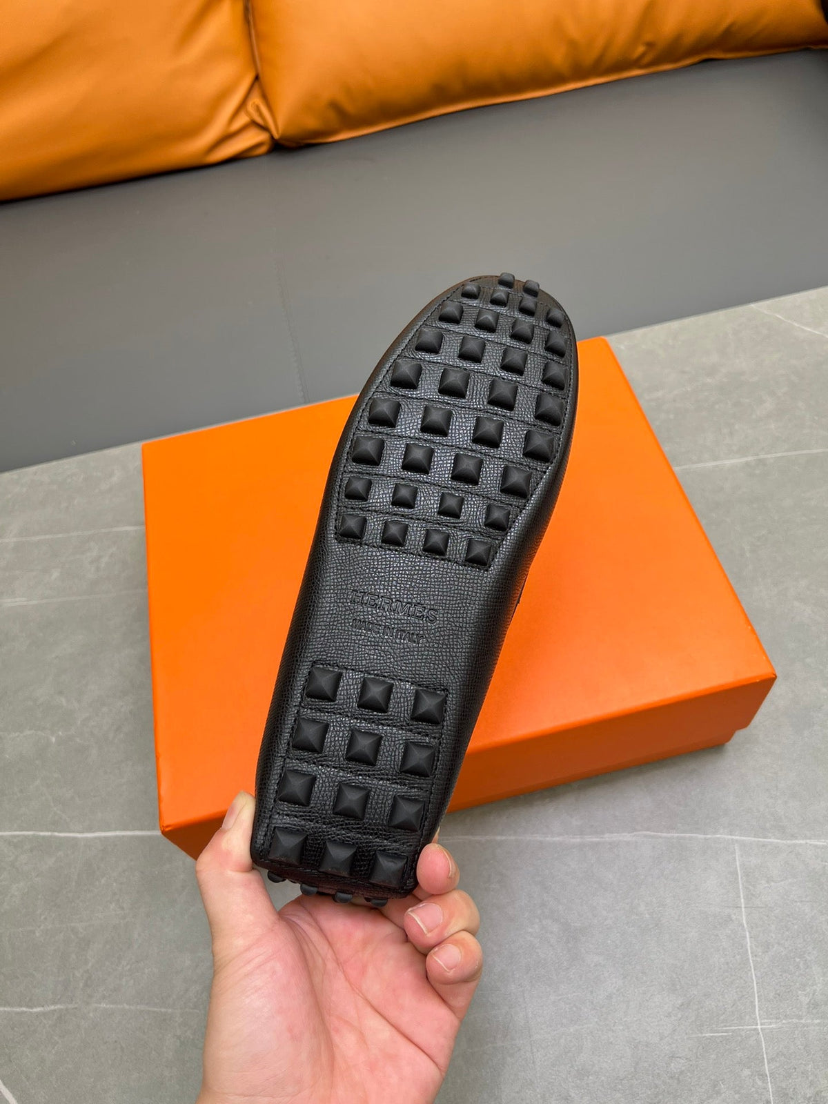 HM IRVING LOAFER BLACK CALFSKIN