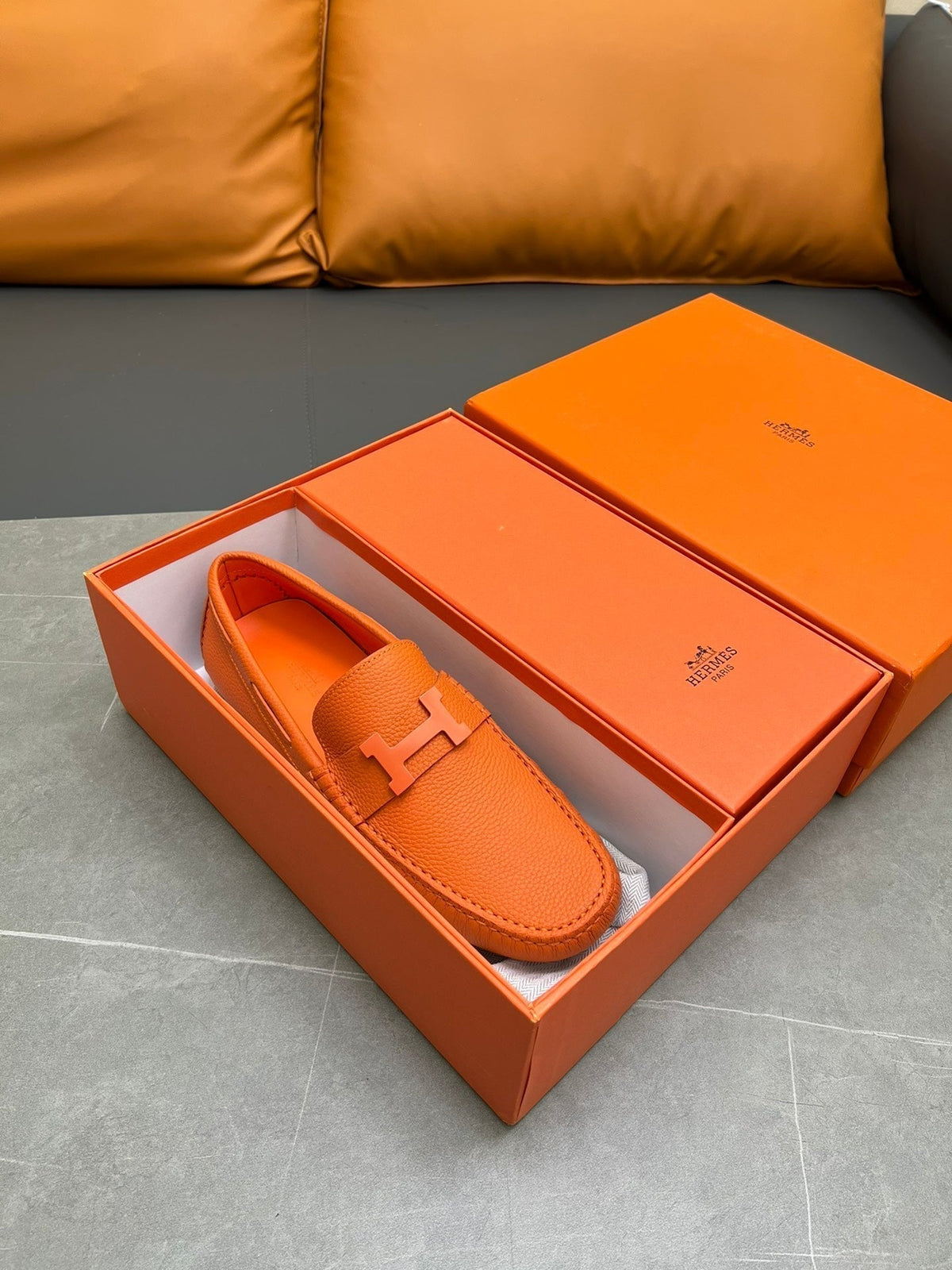 HM H-LOGO LOAFER TIGER CALFSKIN