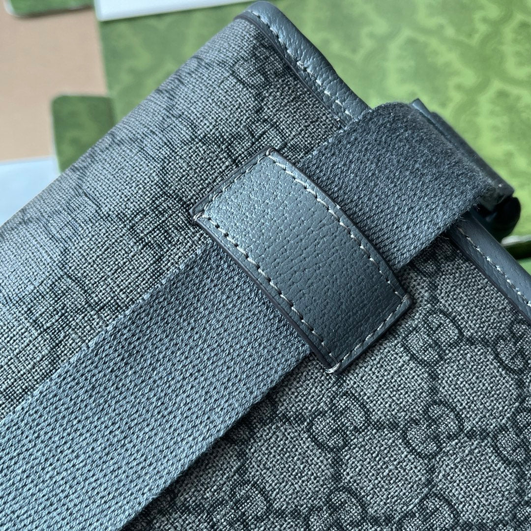 Gucci Waist Bag Grey Canvas 239995