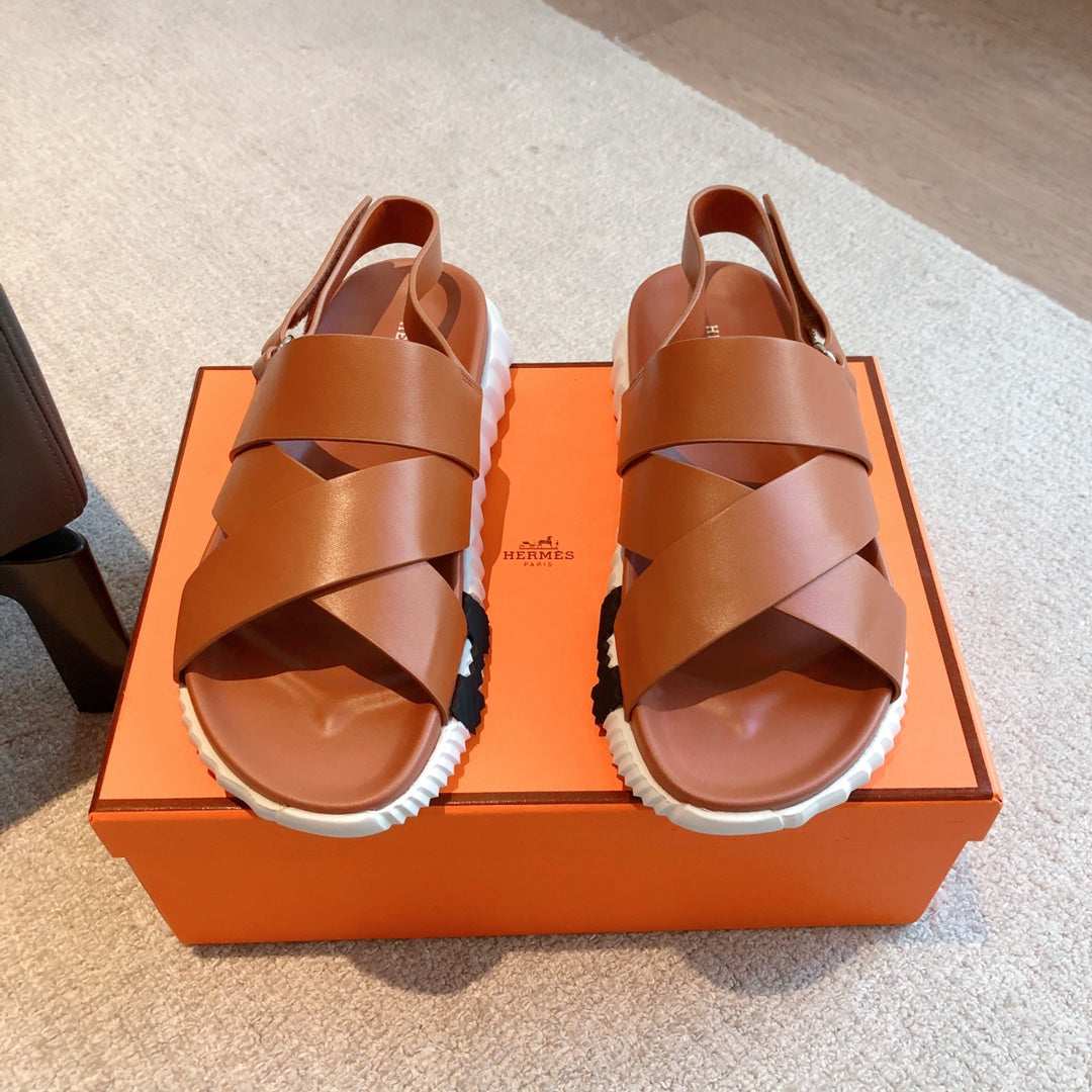 HM ELECTRIC SANDAL FIRE CALFSKIN