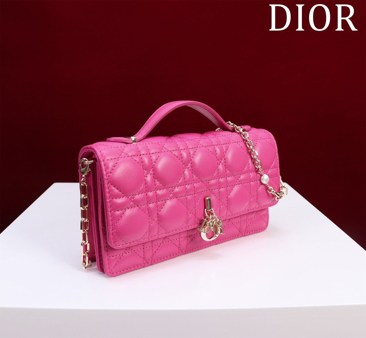 my cd mini 21 pink lambskin