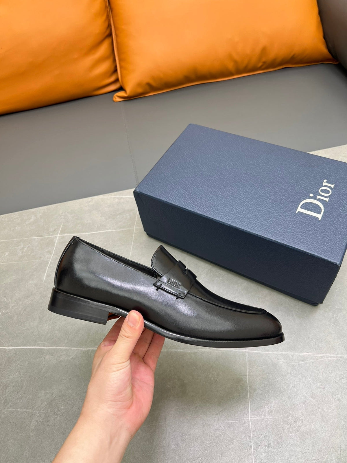 CD GRANVILLE LOAFER BLACK CALFSKIN