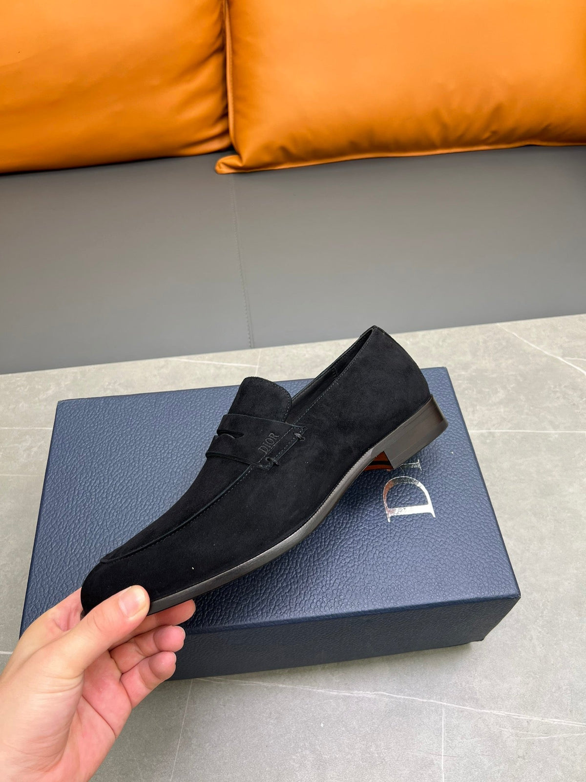 CD GRANVILLE LOAFER BLACK SUEDE