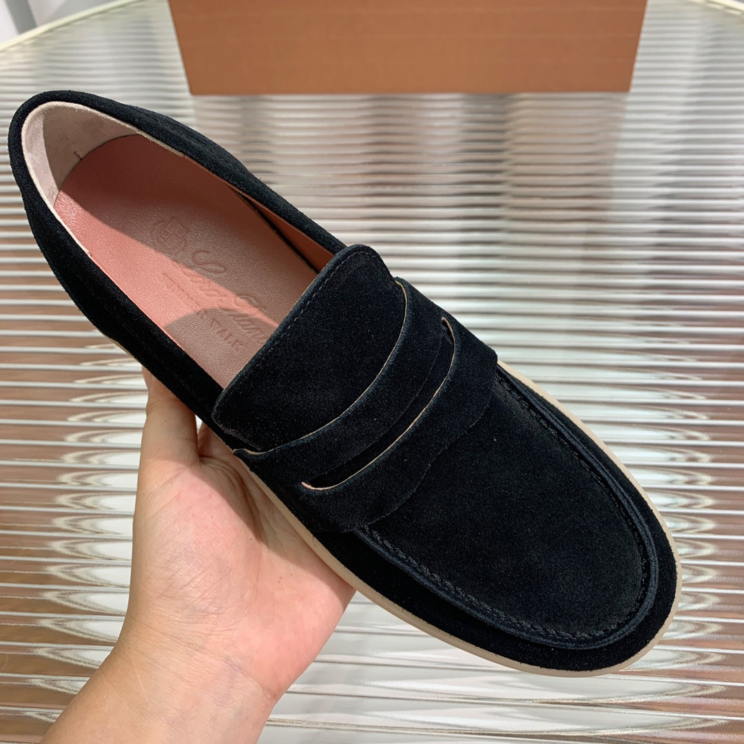 LP SUMMER WALK LOAFERS BLACK SUEDE
