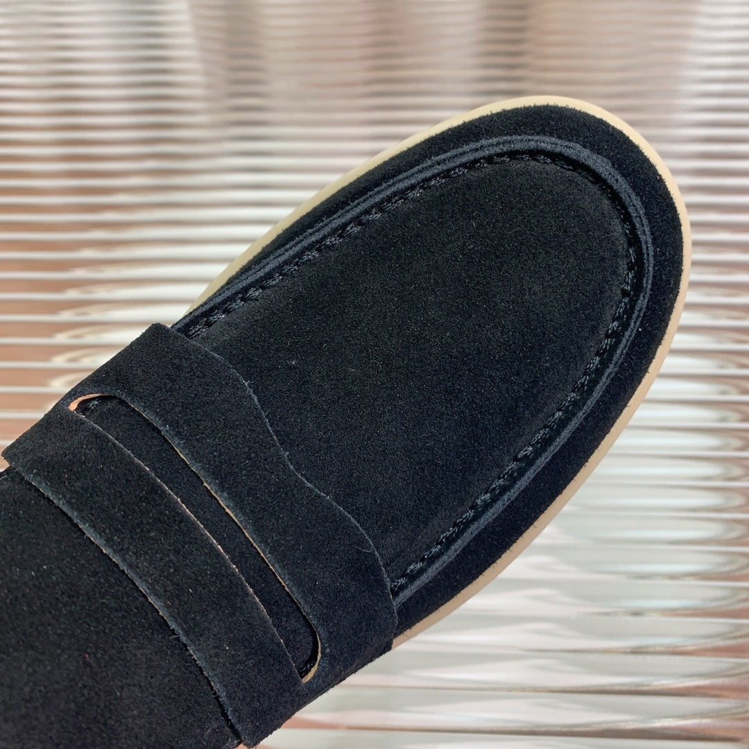 LP SUMMER WALK LOAFERS BLACK SUEDE