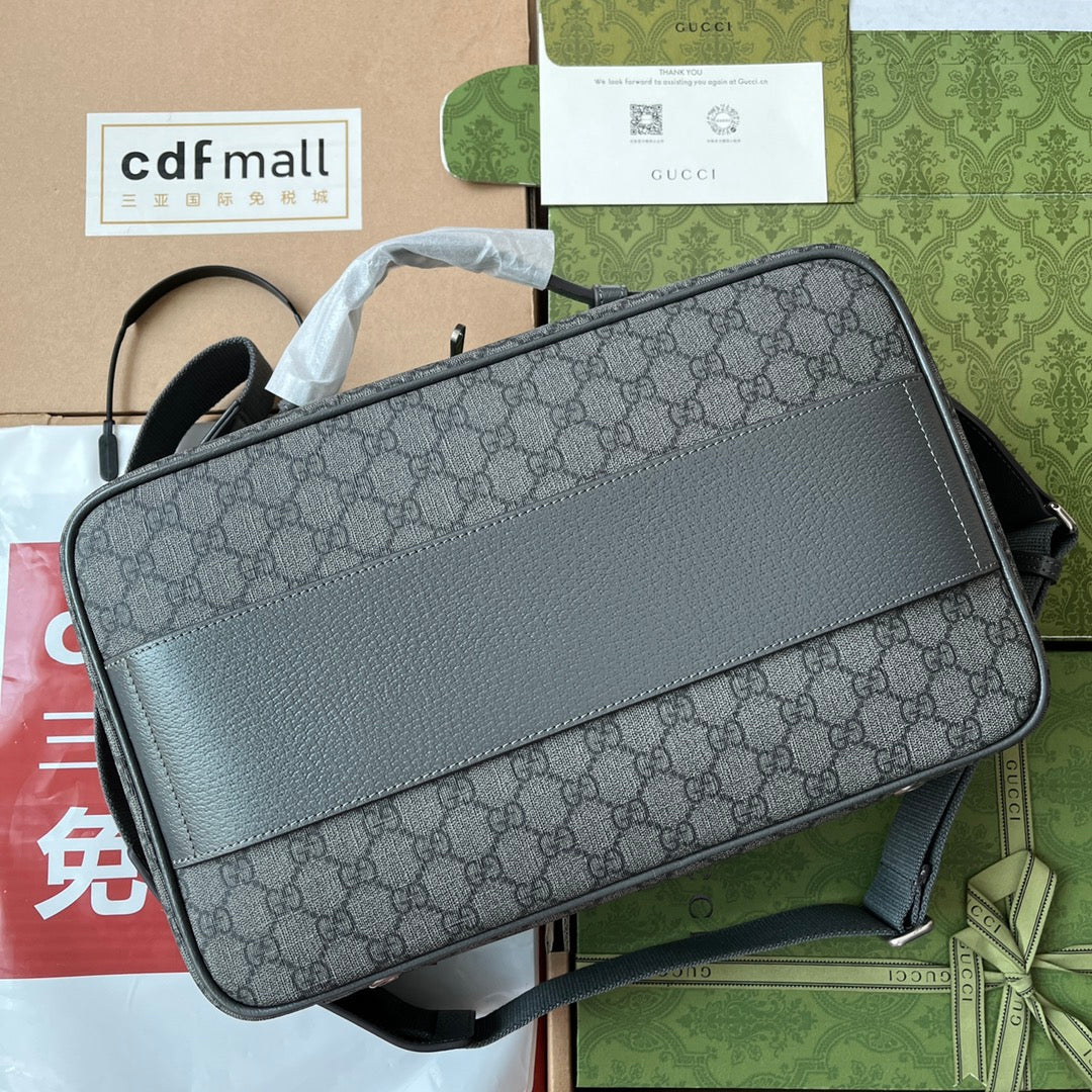 Gucci Bag 36 Grey Canvas 240019