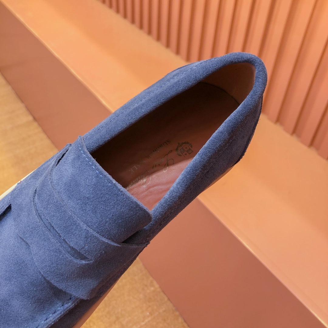 LP RETRO SUMMER WALK LOAFERS AEGEAN SUEDE
