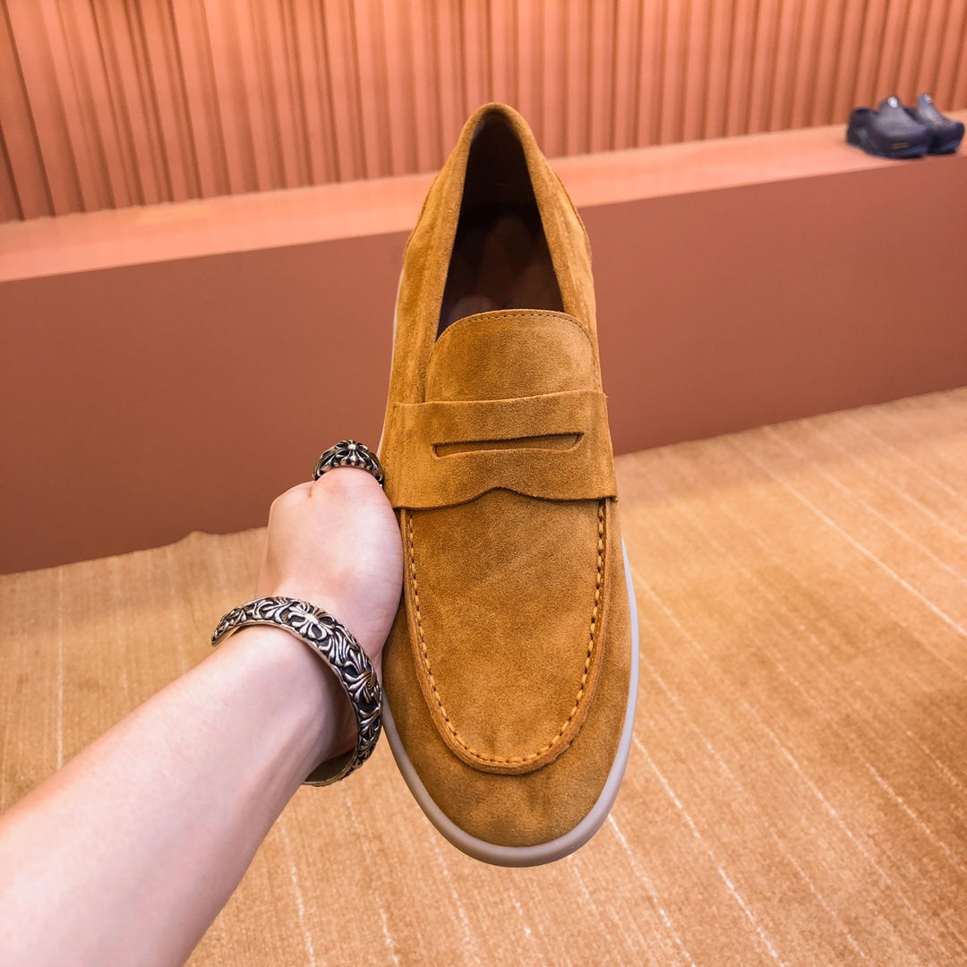 LP RETRO SUMMER WALK LOAFERS BRONZE SUEDE