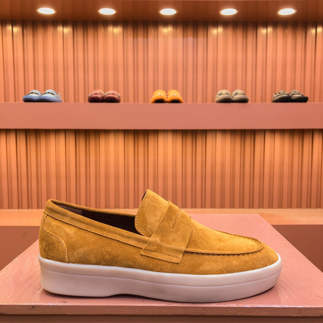 LP RETRO SUMMER WALK LOAFERS BRONZE SUEDE
