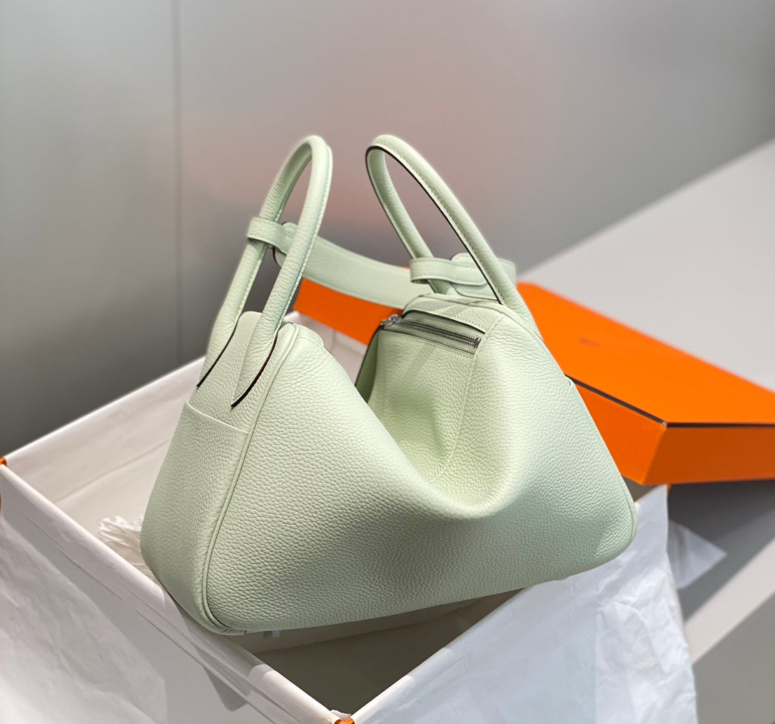 HM LINDY 30 BAG MINT TAURILLON CLEMENCE LEATHER