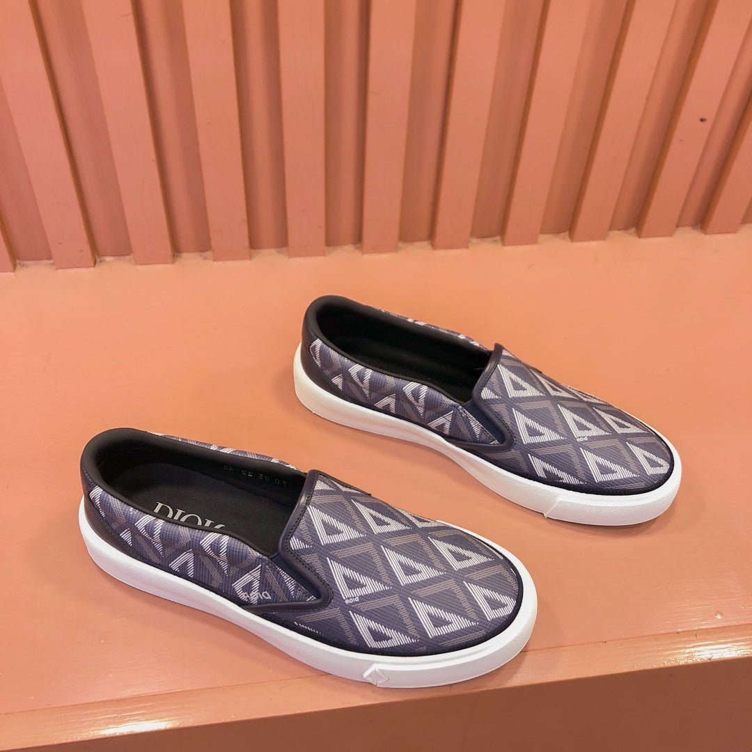 CD B101 DIAMOND LOAFER INDIGO CANVAS