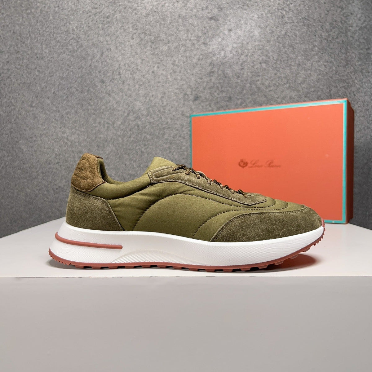 LP WEEKEND WALK SNEAKERS OLIVE SUEDE