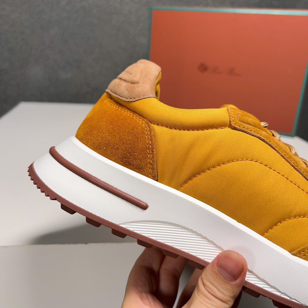 LP WEEKEND WALK SNEAKERS YELLOW SUEDE