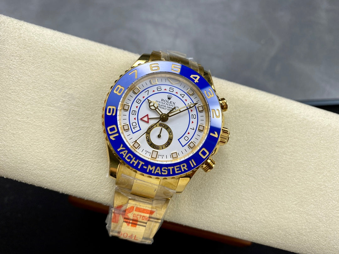 Rolex Yacht-Master II 44mm Gold White Dial