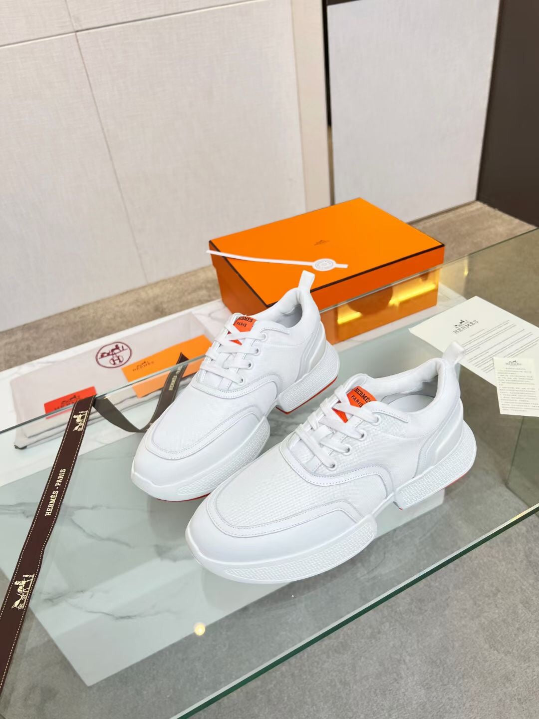 GIGA SNEAKER WHITE CALFSKIN