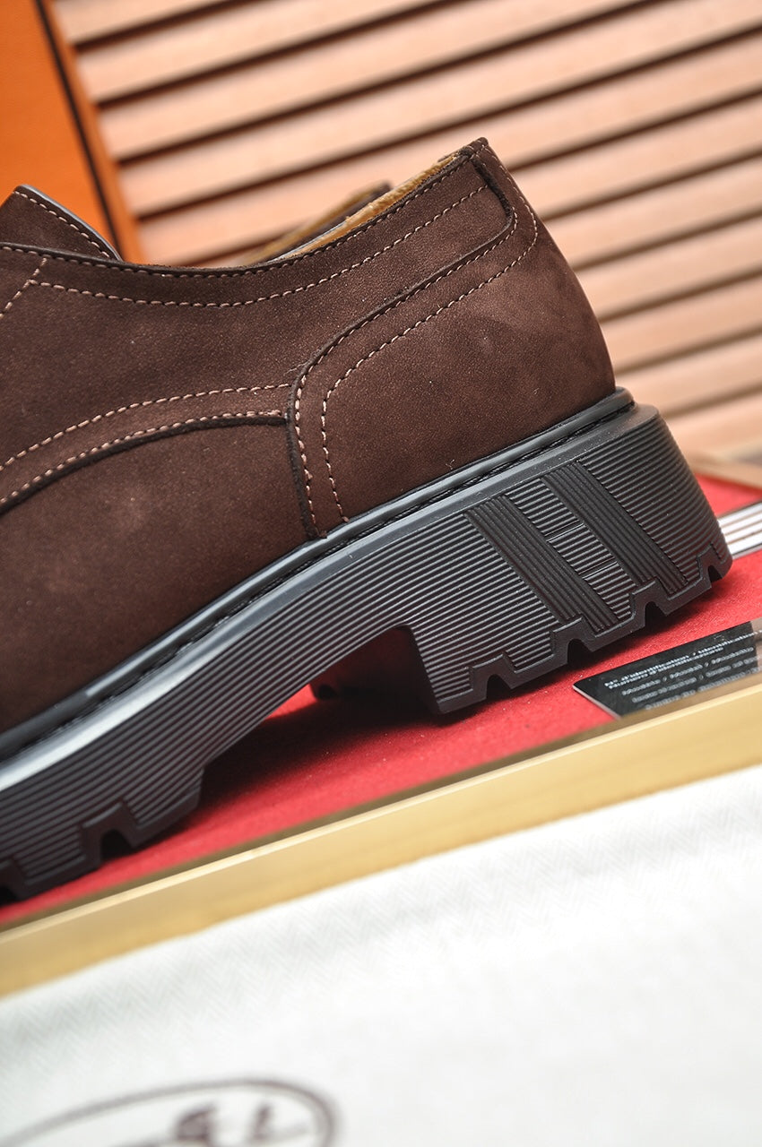 HM DANIEL TRAMPING SHOE BROWN SUEDE