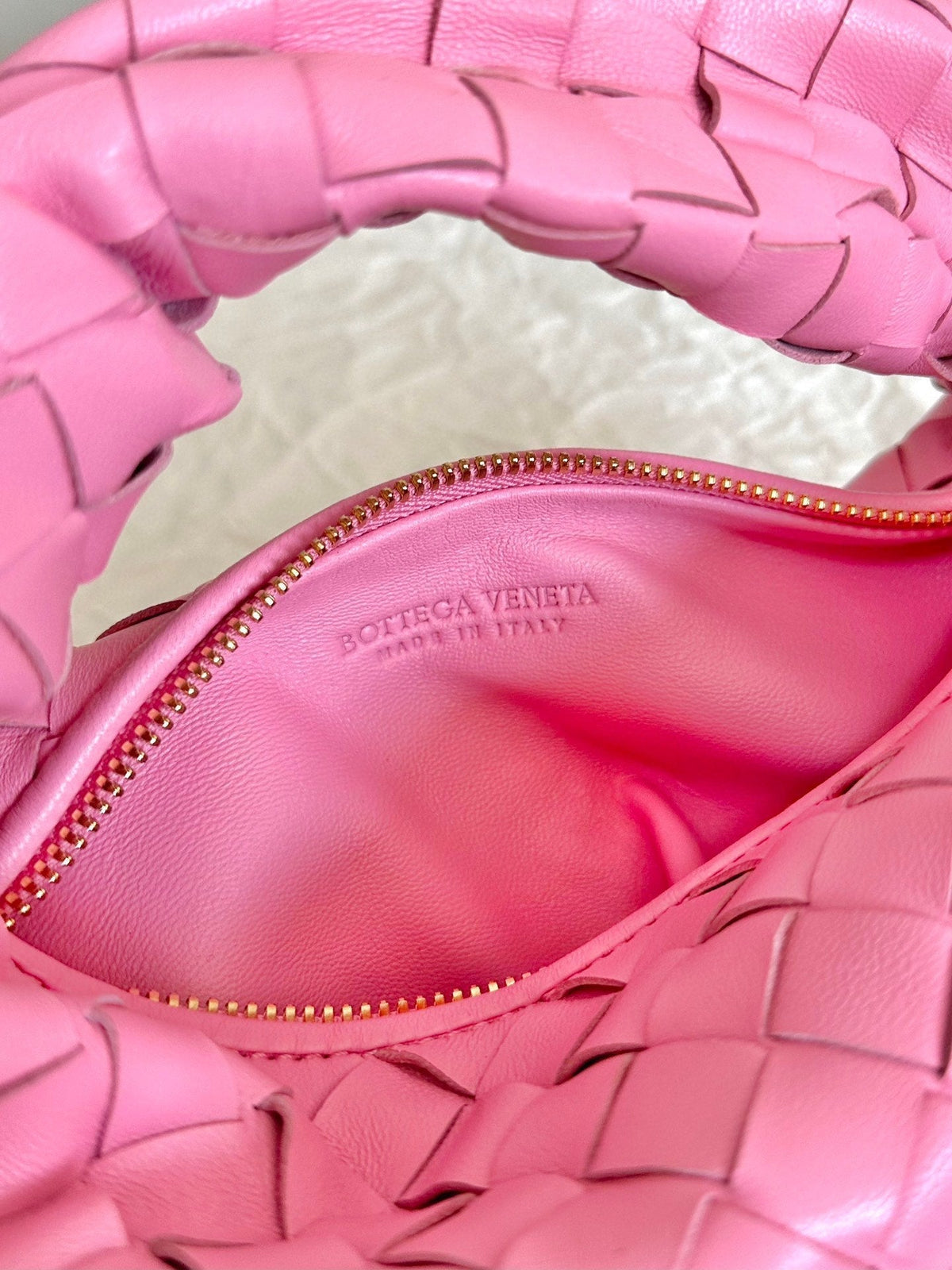 mini jodie 28 pink lambskin
