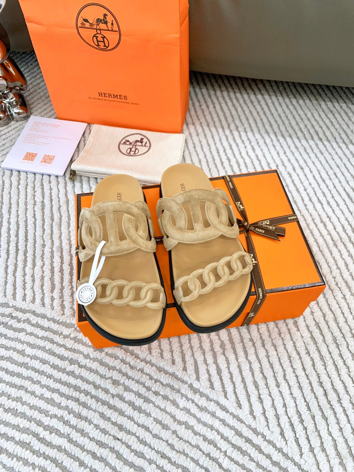 HM Extra sandal Beige Suede  963523