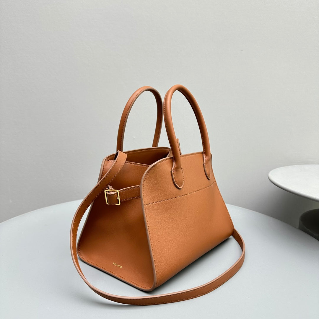 The Row Margaux 10 26cm Tote Bag In Smooth Calfskin