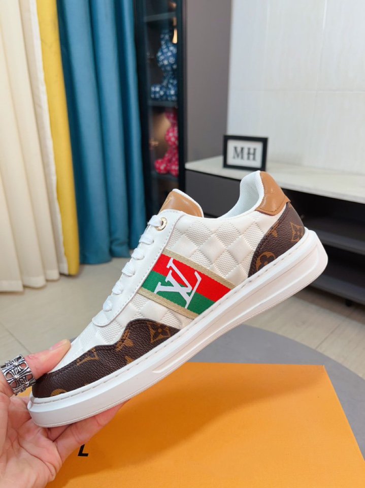 LV RIVOLI MONOGRAM WHITE BROWN