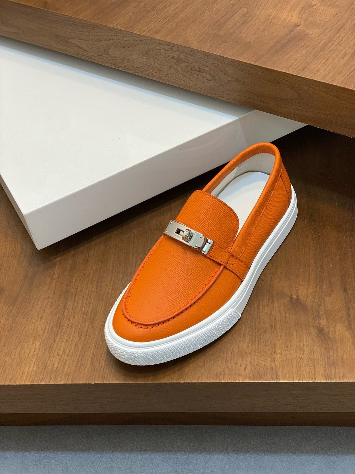 HM GAME SLIP-ON SNEAKER TIGER CALFSKIN