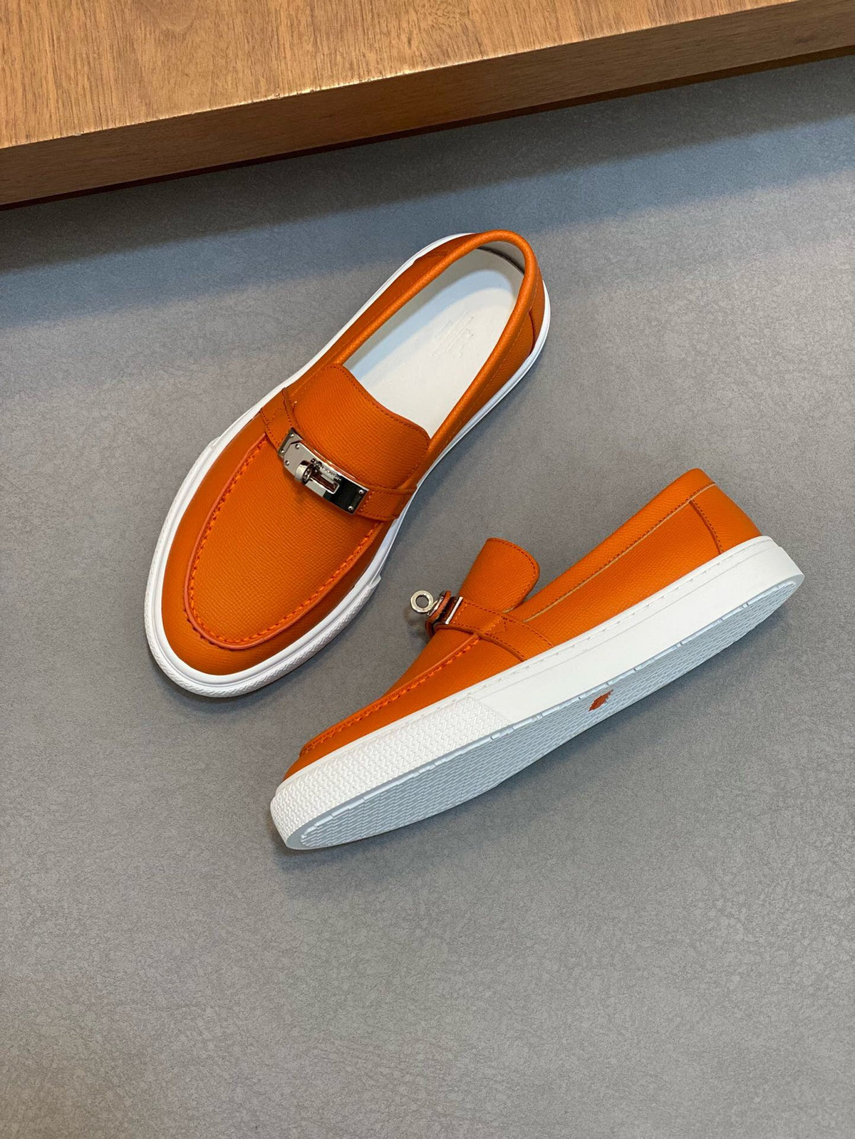 HM GAME SLIP-ON SNEAKER TIGER CALFSKIN
