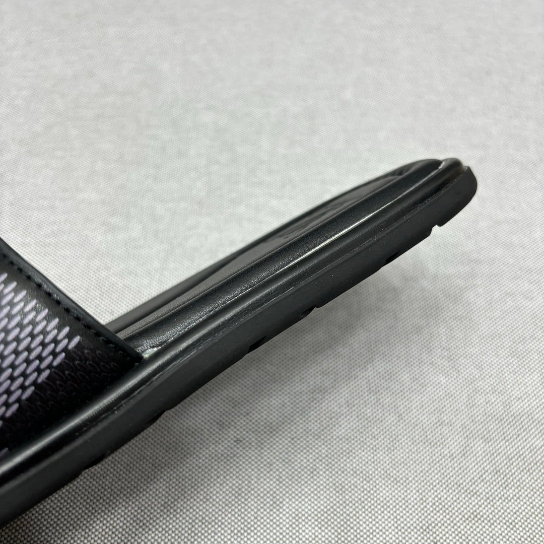 LV VENICE MULE SLIPPERS BLACK DAMIER