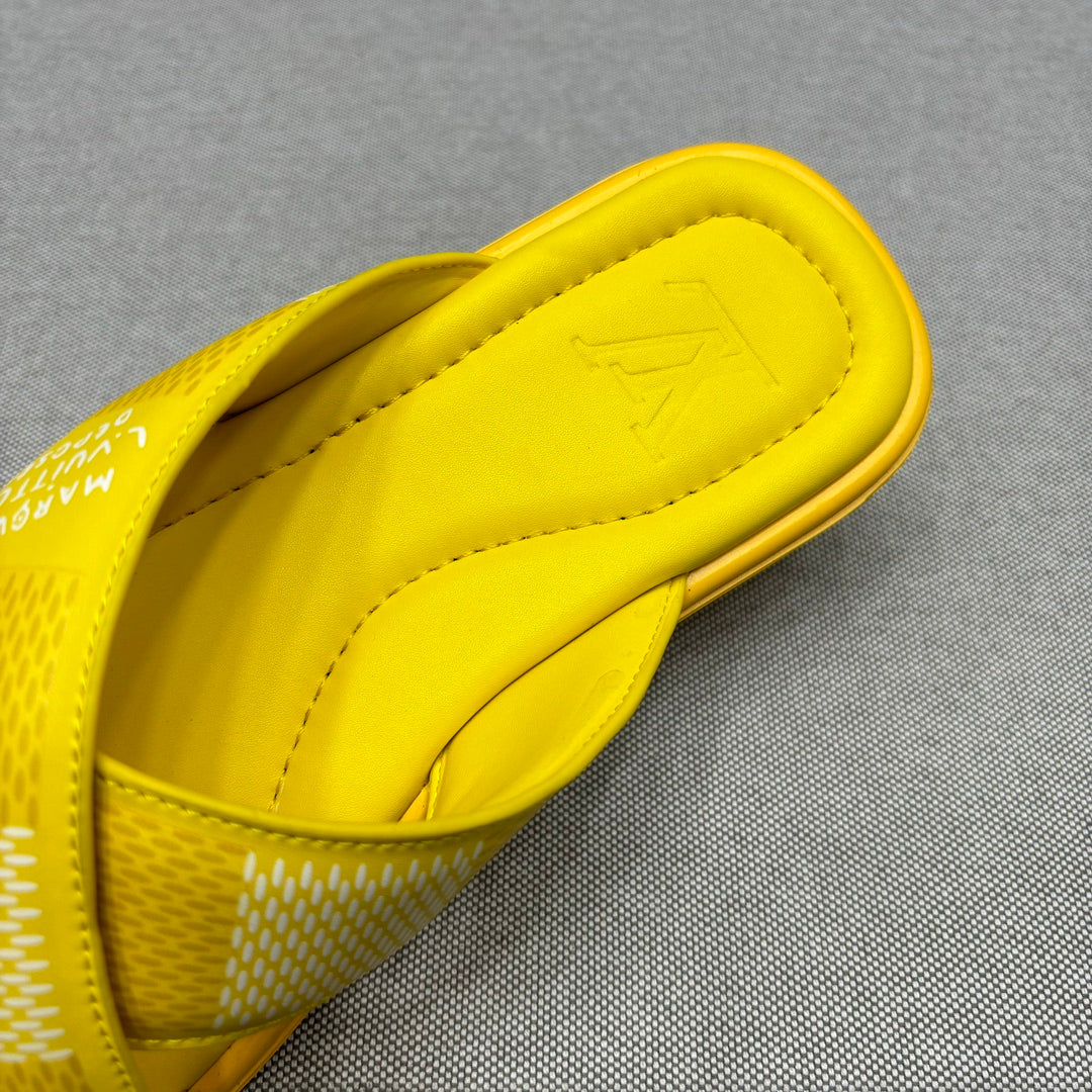 LV VENICE MULE SANDALS LEMON YELLOW