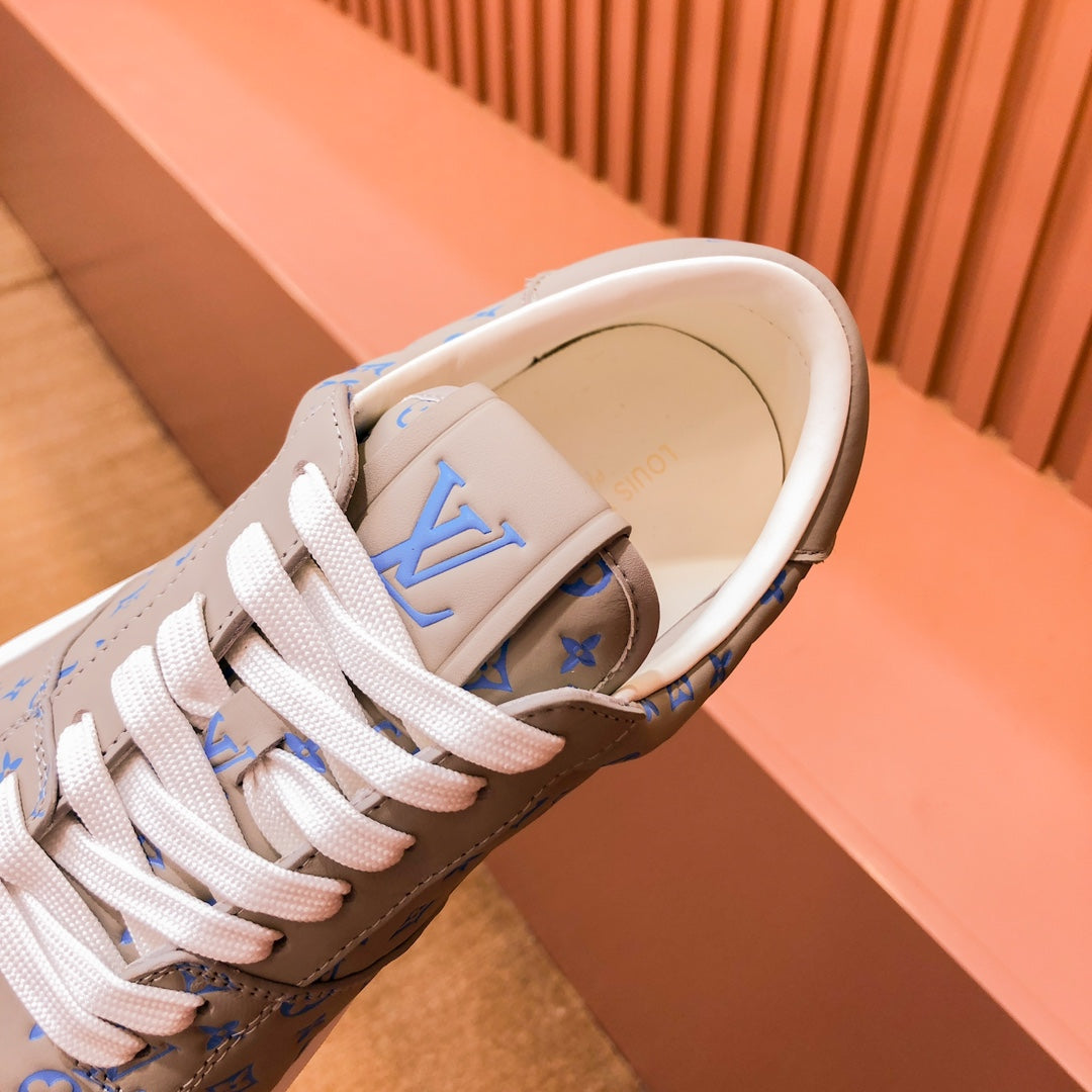 LV TRAINER SNEAKER IN CAMEL BEIGE MONOGRAM CALFSKIN