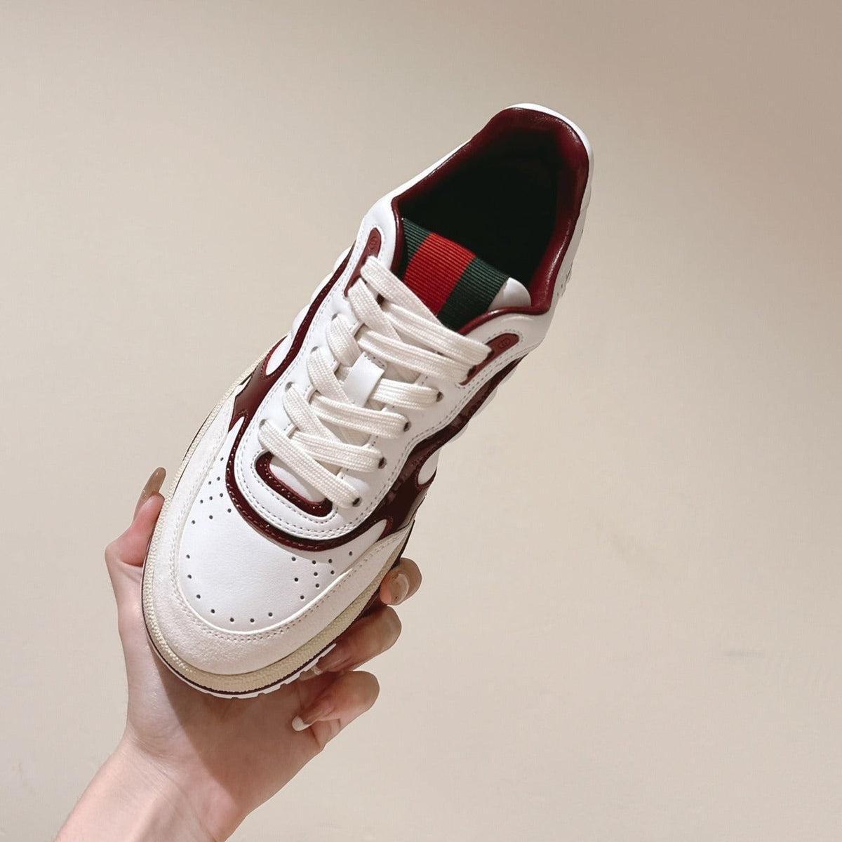 GG Retro sneakers WHite Red