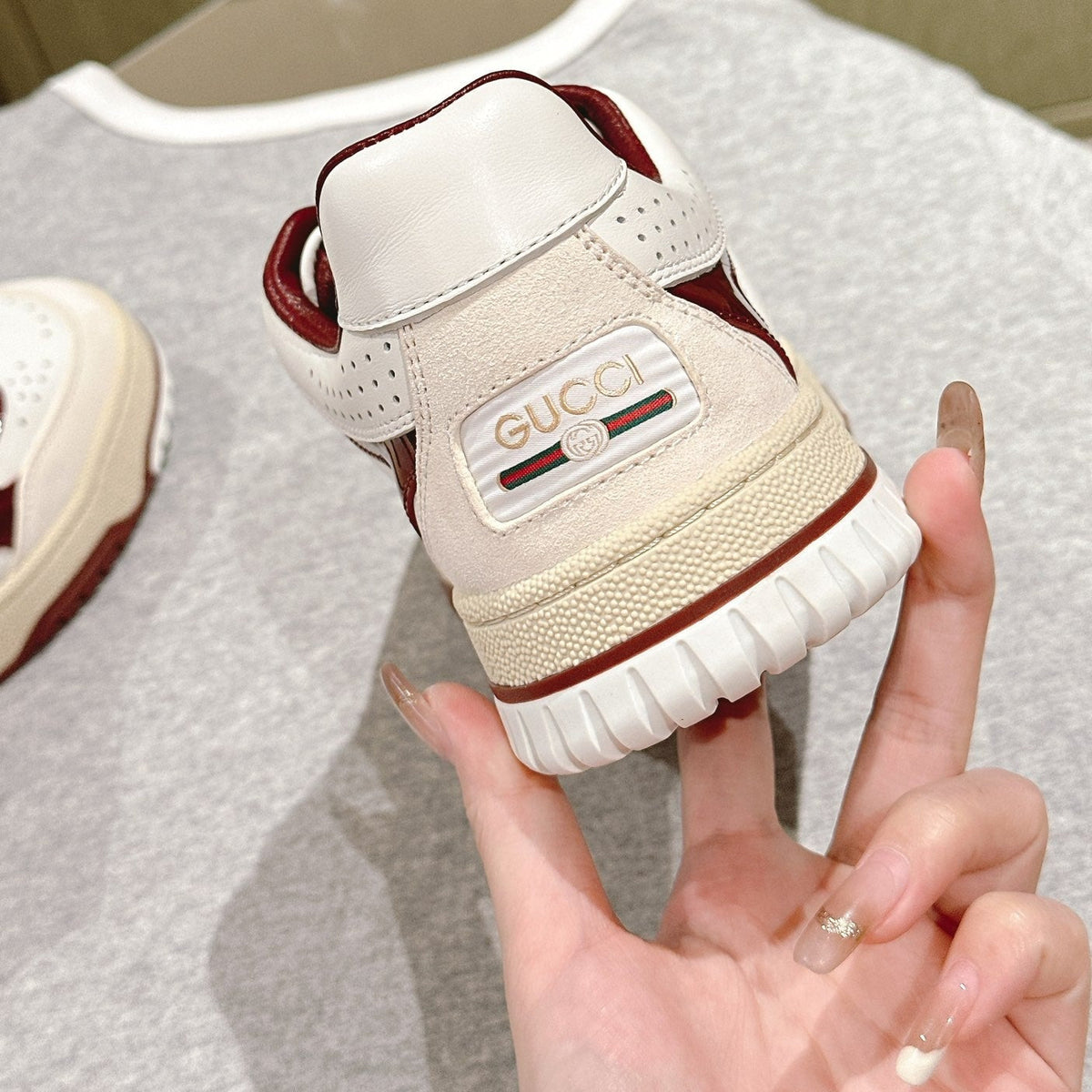 GG Retro sneakers WHite Red