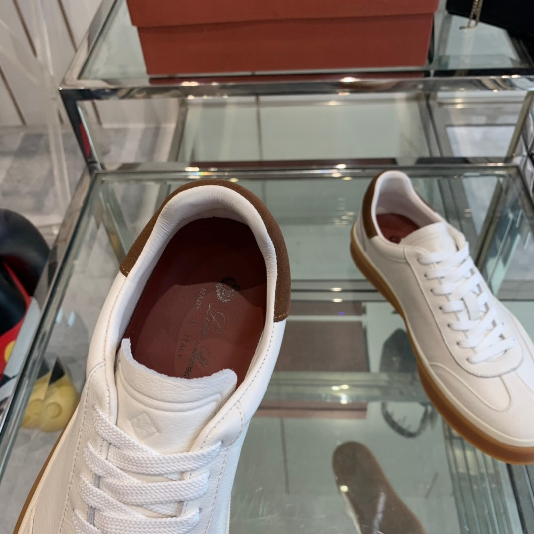 LP TENNIS WALK SNEAKERS WHITE CALFSKIN