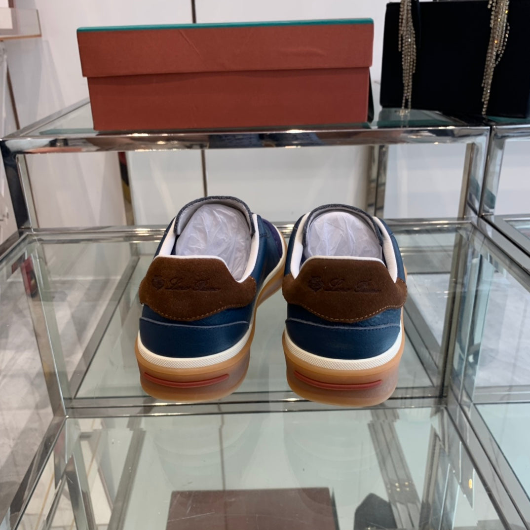 LP TENNIS WALK SNEAKERS NAVY CALFSKIN