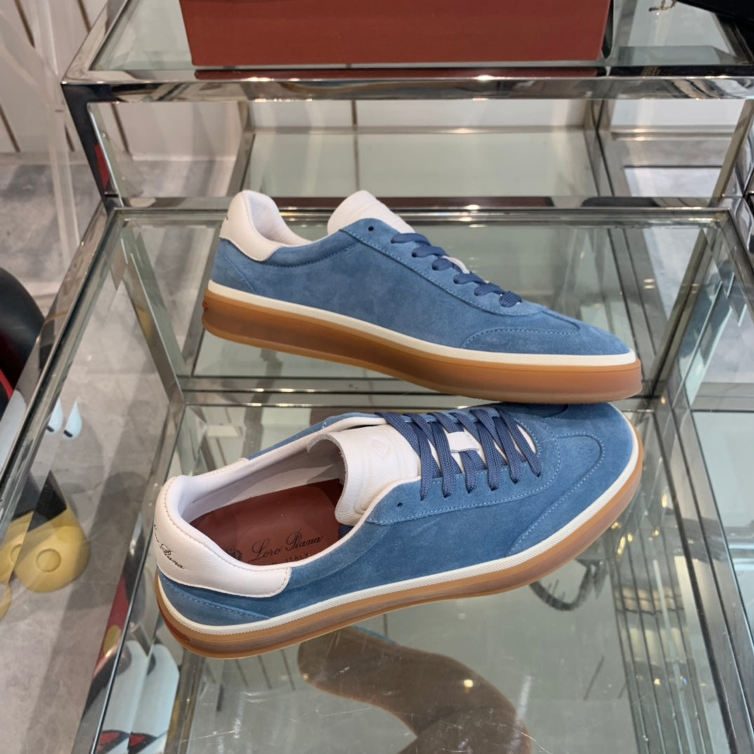 LP TENNIS WALK SNEAKERS AEGEAN SUEDE