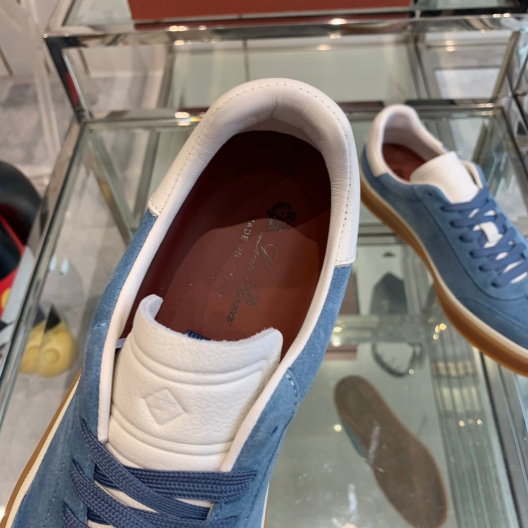 LP TENNIS WALK SNEAKERS AEGEAN SUEDE