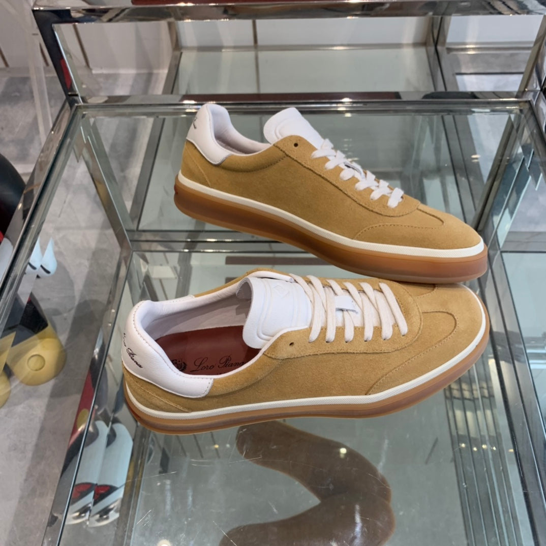 LP TENNIS WALK SNEAKERS CAMEL SUEDE