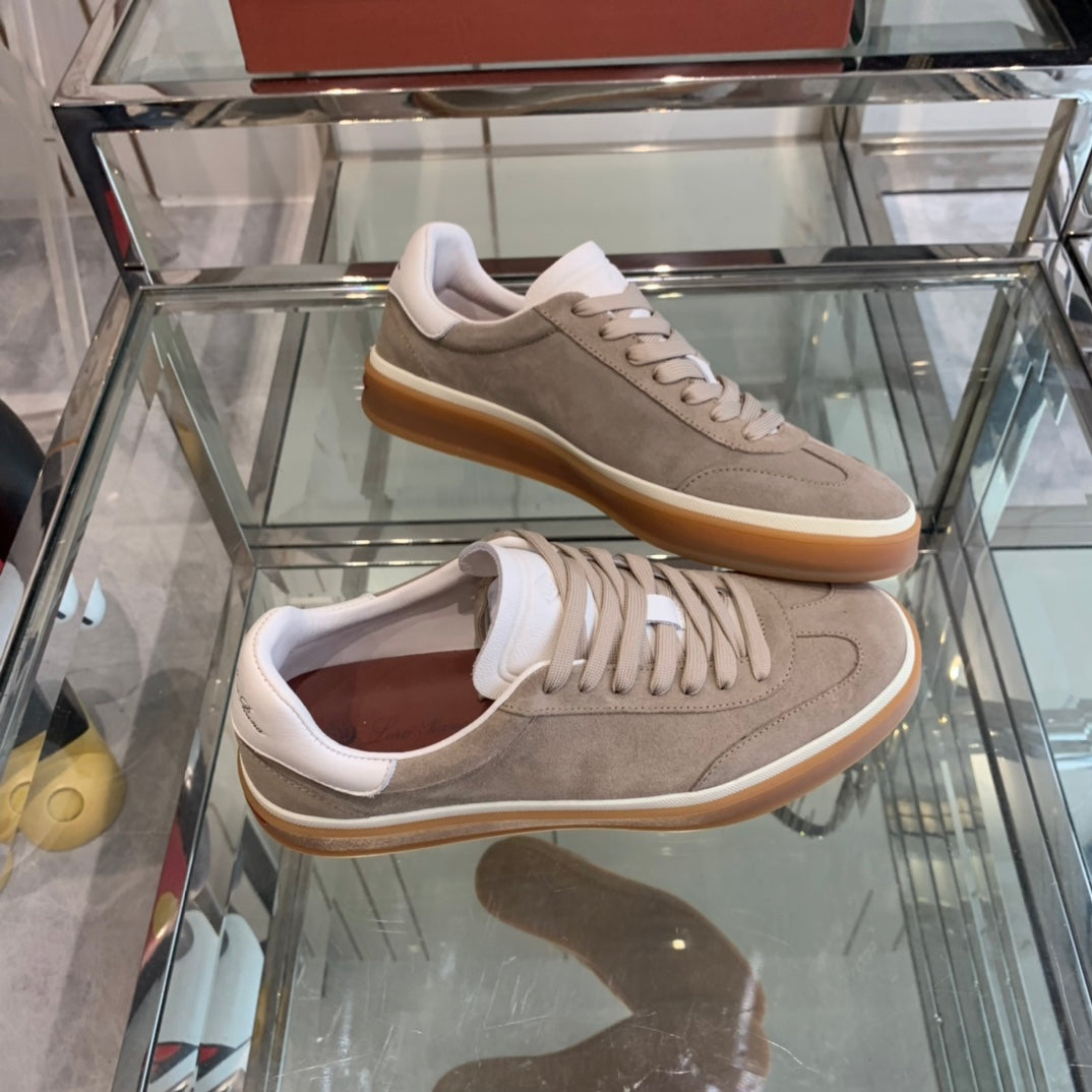 LP TENNIS WALK SNEAKERS LIGHT BROWN SUEDE