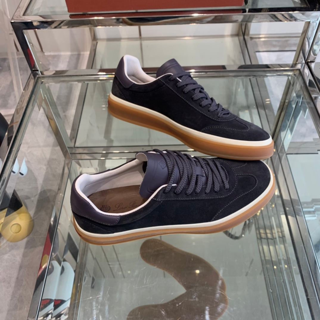 LP TENNIS WALK SNEAKERS CHARCOAL SUEDE
