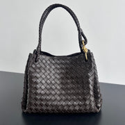BV Intrecciato 30cm Bag Chocolate Leather 532251