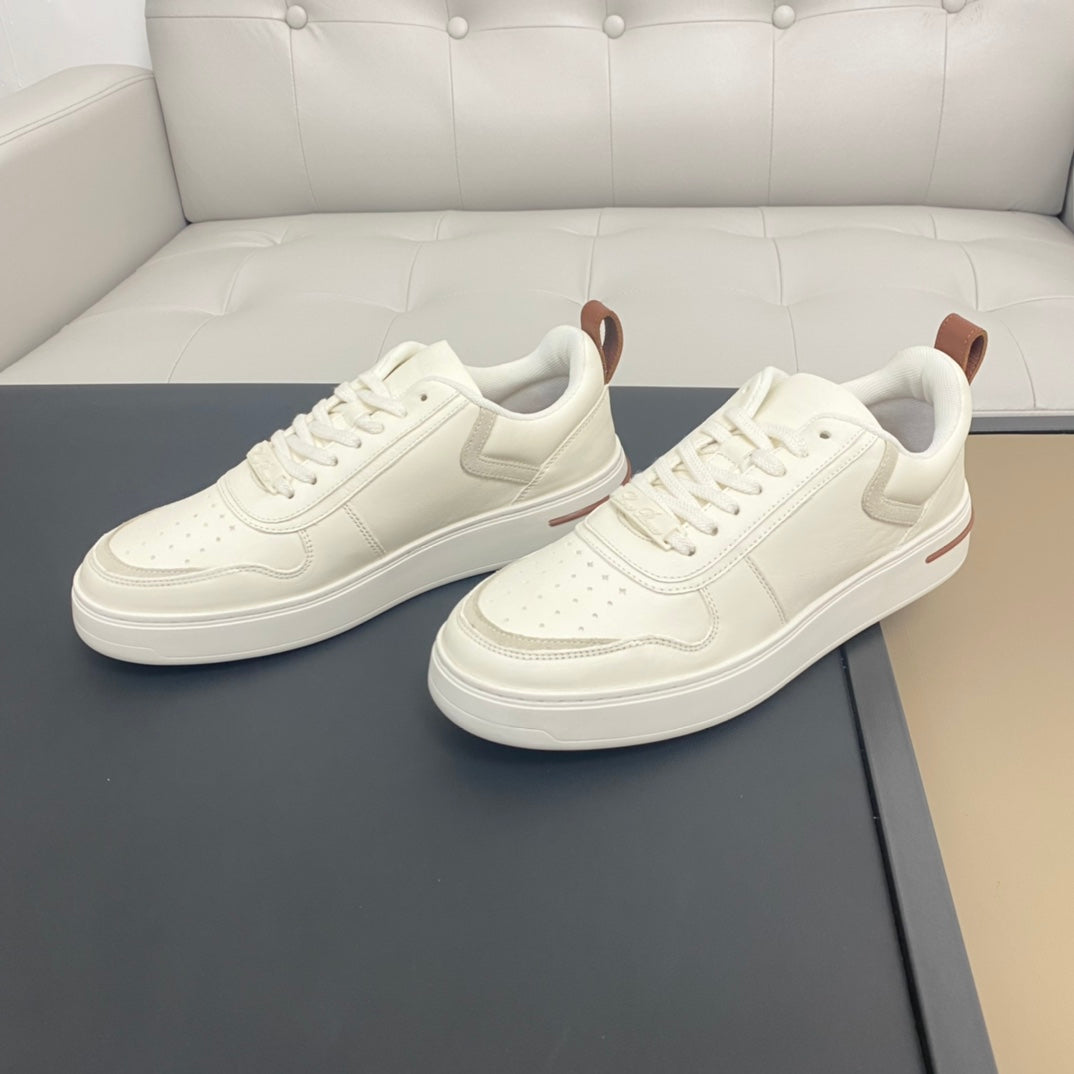 LP NEWPORT 2.0 WALK SNEAKERS WHITE CALFSKIN