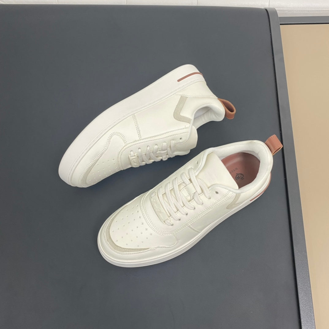LP NEWPORT 2.0 WALK SNEAKERS WHITE CALFSKIN