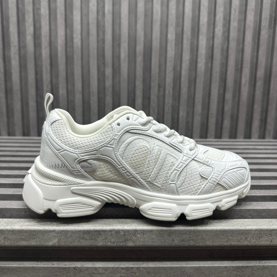 CD CHRONO SNEAKER WHITE CALFSKIN