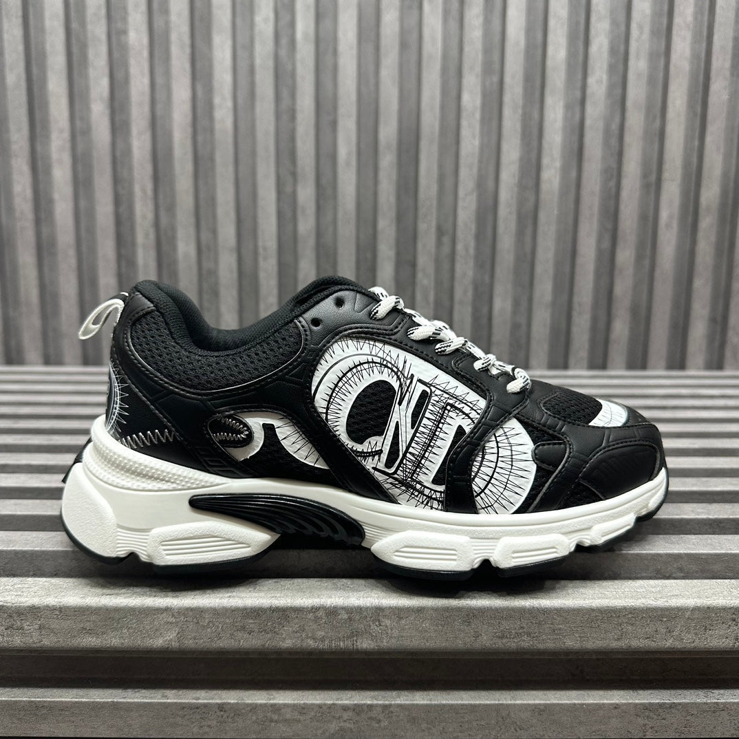 CD CHRONO SNEAKER BLACK CALFSKIN