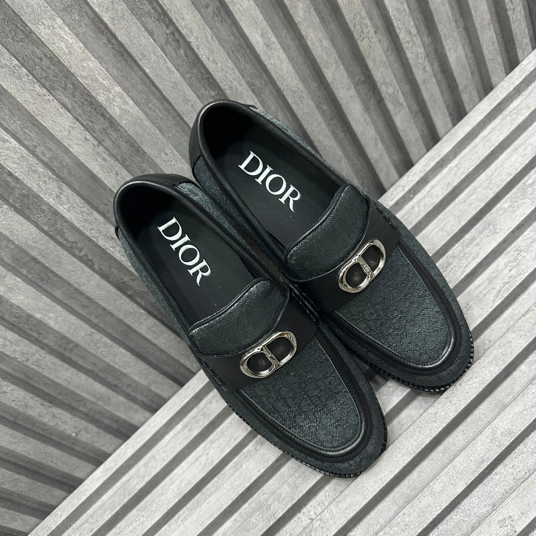 CD SYMBOL GRANVILLE LOAFER ANCHOR MONOGRAM JACQUARD
