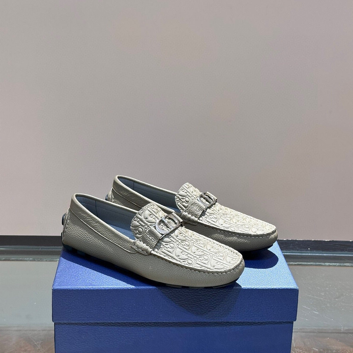 CD ODÉON LOAFER SAGE GREEN CALFSKIN