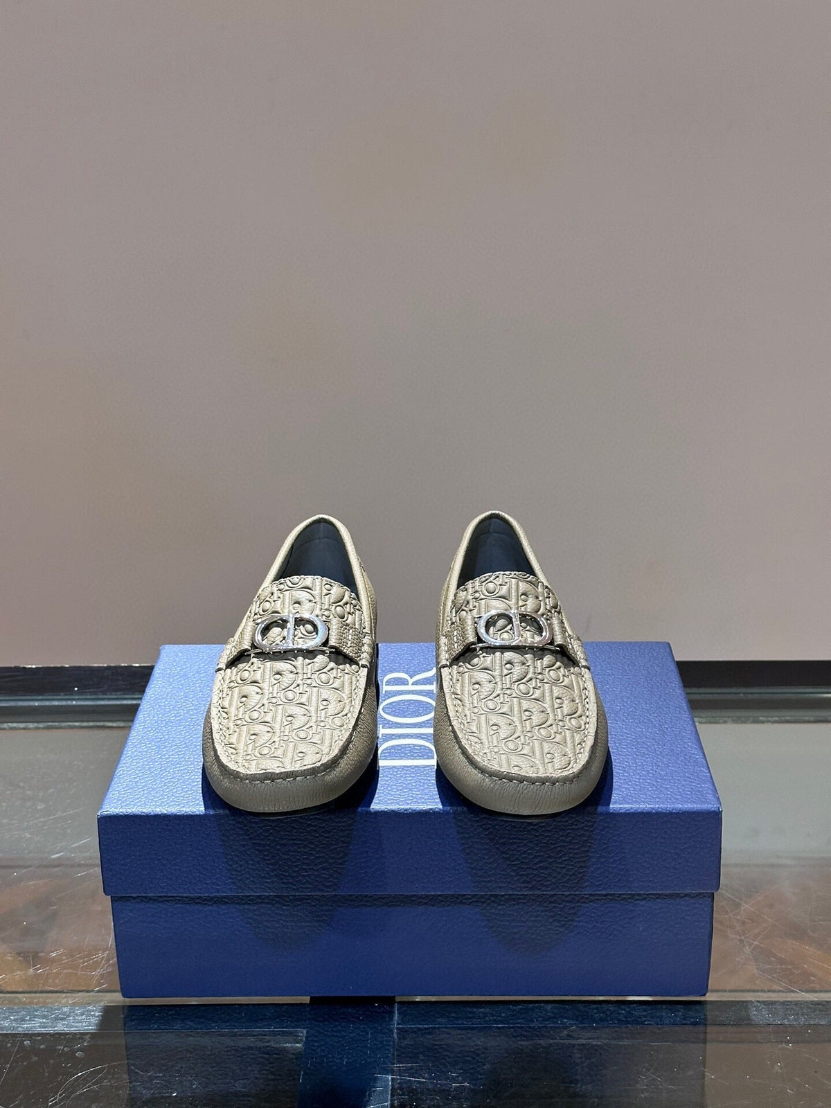 CD ODÉON LOAFER SAGE GREEN CALFSKIN
