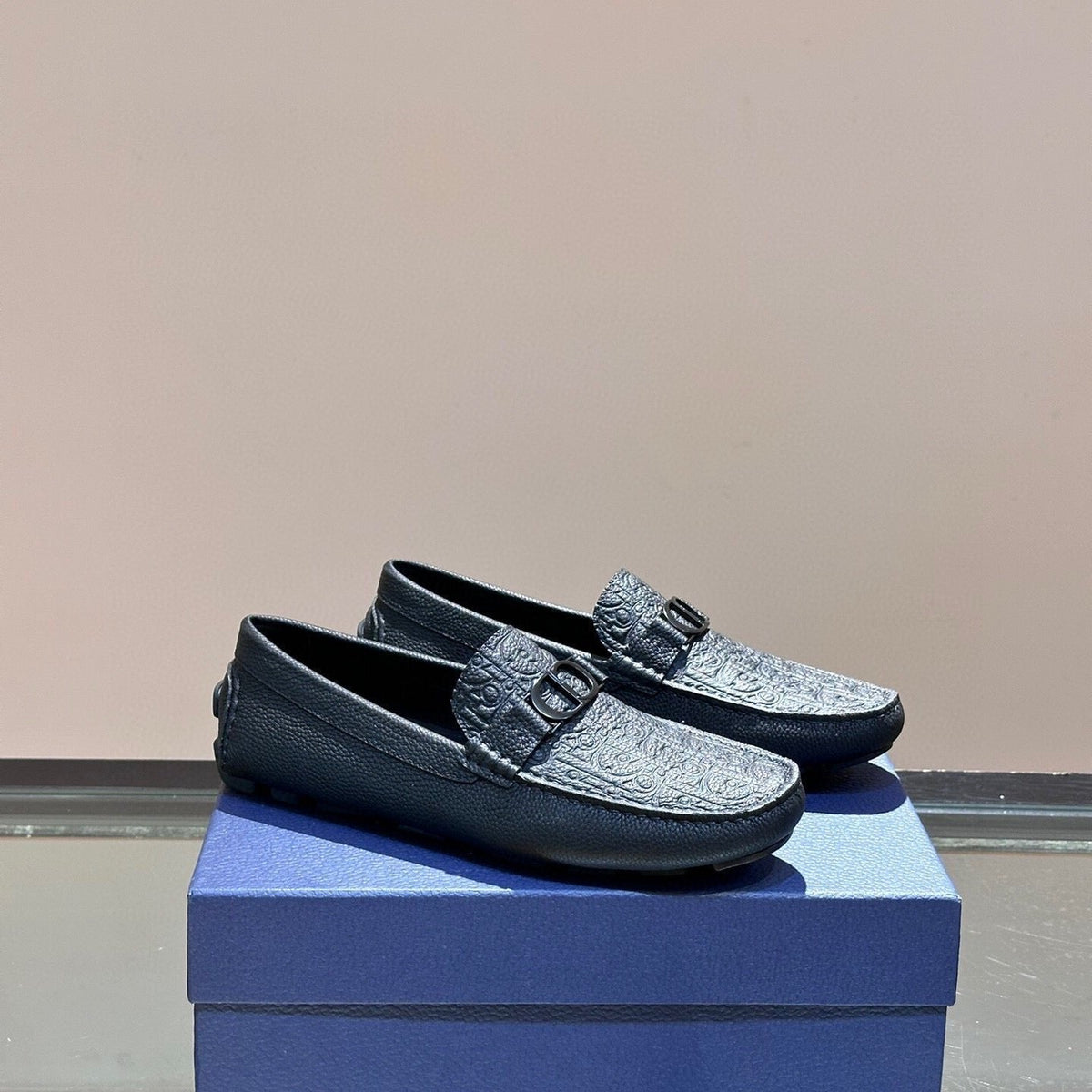 CD ODÉON LOAFER NAVY CALFSKIN